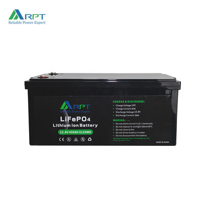 Good price 12.8V 400Ah LiFePO4 Lead Acid Replacement 8000 Cycles Lithium Camper Battery online