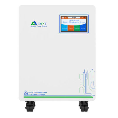 Good price LiFePO4 Residential Energy Storage 5.2 KWh Capacity and 200W Solar Panels for Sustainable Energy Management online