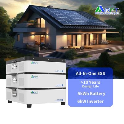 RPT-Battery 500V 6kW Home Energy Storage System Custom Simple Eco-friendly Stackable Can Communication